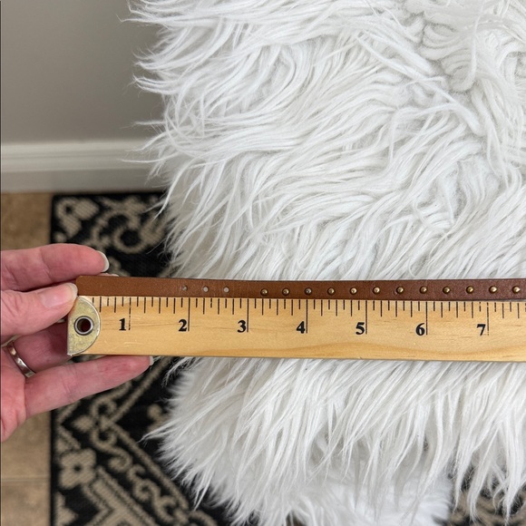 Banana Republic triple wrap Tan Studded leather Women's bracelet - Picture 6 of 7